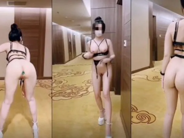 Bắt em cởi đồ ra hành lang khách sạn cho anh quay thì gặp người lạ